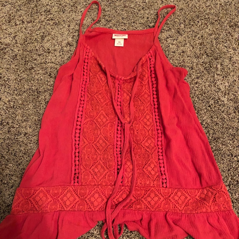 Mossimo flowy red/coral colored shirt